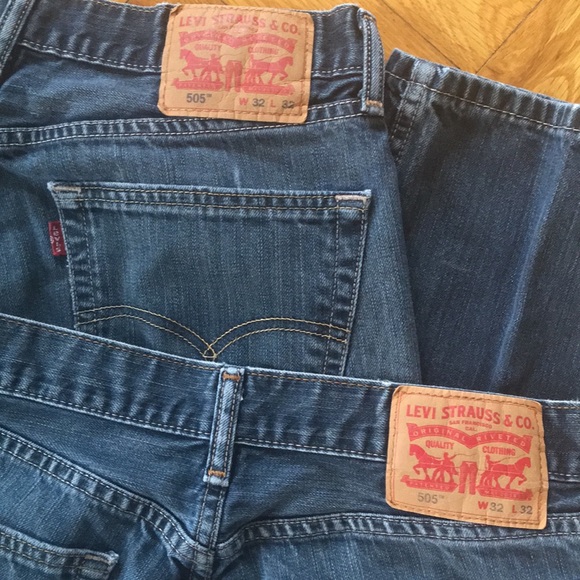 levis 505 denim weight